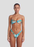 Kyra Top | Turquoise Print